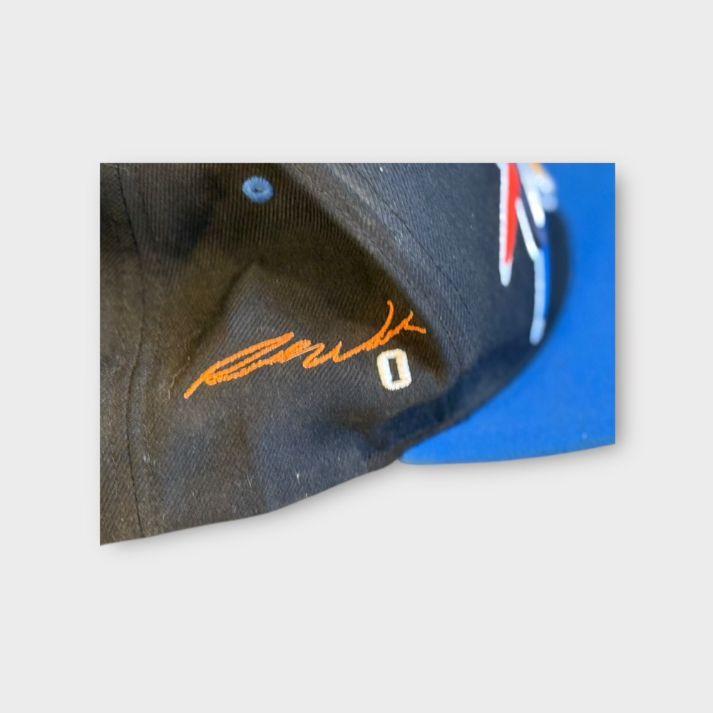 Mitchell & Ness Oklahoma City Thunder Snapback Hat Black/Blue #0 Westbrook 2014 - Picture 5 of 10
